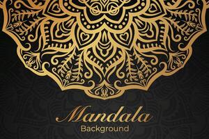 Luxurious mandala pattern background, luxury mandala invitation greeting card design, circular pattern vector design,