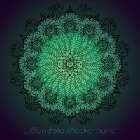 lujo mandala modelo fondo, circular modelo vector diseño