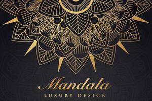 Luxurious mandala pattern background, luxury mandala invitation greeting card design, circular pattern vector design,