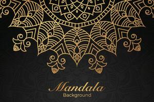 Luxurious mandala pattern background, luxury mandala invitation greeting card design, circular pattern vector design,