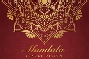 Luxurious mandala pattern background, luxury mandala invitation greeting card design, circular pattern vector design,