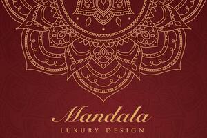 Luxurious mandala pattern background, luxury mandala invitation greeting card design, circular pattern vector design,