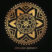 luxury mandala pattern background, circular pattern vector design