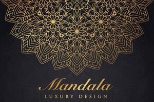 Luxurious mandala pattern background, luxury mandala invitation greeting card design, circular pattern vector design,