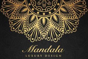 Luxurious mandala pattern background, luxury mandala invitation greeting card design, circular pattern vector design,