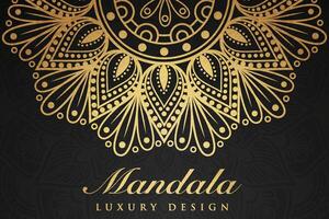 Luxurious mandala pattern background, luxury mandala invitation greeting card design, circular pattern vector design,