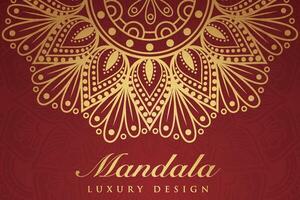 Luxurious mandala pattern background, luxury mandala invitation greeting card design, circular pattern vector design,