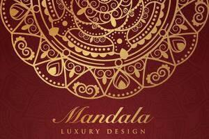 Luxurious mandala pattern background, luxury mandala invitation greeting card design, circular pattern vector design,