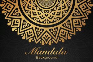 Luxurious mandala pattern background, luxury mandala invitation greeting card design, circular pattern vector design,