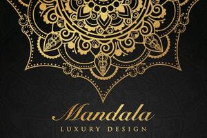 Luxurious mandala pattern background, luxury mandala invitation greeting card design, circular pattern vector design,