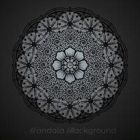 lujo mandala modelo fondo, circular modelo vector diseño