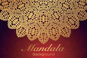 Luxurious mandala pattern background, luxury mandala invitation greeting card design, circular pattern vector design,