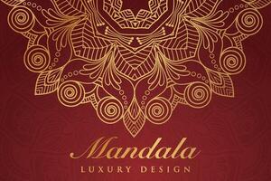 Luxurious mandala pattern background, luxury mandala invitation greeting card design, circular pattern vector design,