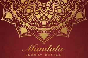 Luxurious mandala pattern background, luxury mandala invitation greeting card design, circular pattern vector design,