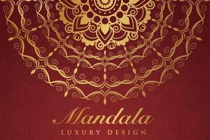 Luxurious mandala pattern background, luxury mandala invitation greeting card design, circular pattern vector design,