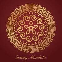 luxury mandala pattern background, circular pattern vector design