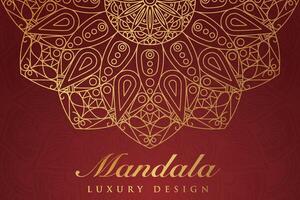 Luxurious mandala pattern background, luxury mandala invitation greeting card design, circular pattern vector design,