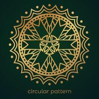 luxury mandala pattern background, circular pattern vector design