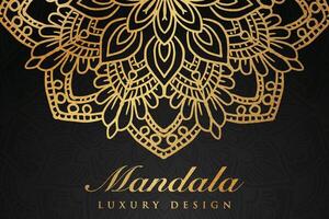 Luxurious mandala pattern background, luxury mandala invitation greeting card design, circular pattern vector design,