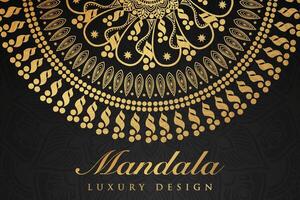 Luxurious mandala pattern background, luxury mandala invitation greeting card design, circular pattern vector design,