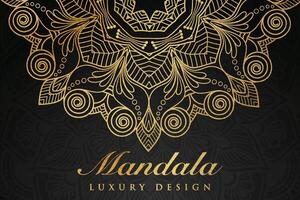 Luxurious mandala pattern background, luxury mandala invitation greeting card design, circular pattern vector design,