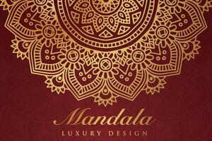 Luxurious mandala pattern background, luxury mandala invitation greeting card design, circular pattern vector design,