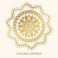 luxury mandala pattern background, circular pattern vector design