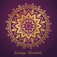 luxury mandala pattern background, circular pattern vector design