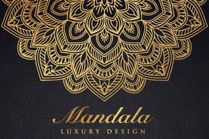 Luxurious mandala pattern background, luxury mandala invitation greeting card design, circular pattern vector design,