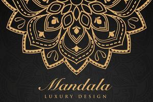 Luxurious mandala pattern background, luxury mandala invitation greeting card design, circular pattern vector design,