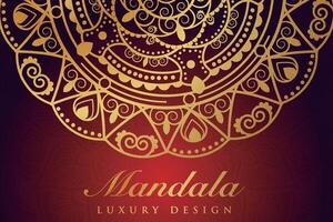 Luxurious mandala pattern background, luxury mandala invitation greeting card design, circular pattern vector design,