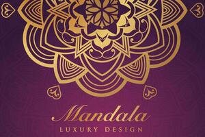 Luxurious mandala pattern background, luxury mandala invitation greeting card design, circular pattern vector design,