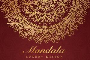 Luxurious mandala pattern background, luxury mandala invitation greeting card design, circular pattern vector design,
