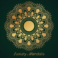 Luxurious mandala pattern background, luxury mandala invitation greeting card design, circular pattern vector design,