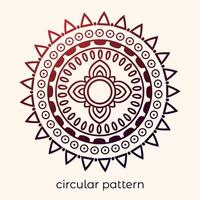 luxury mandala pattern background, circular pattern vector design