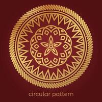 luxury mandala pattern background, circular pattern vector design