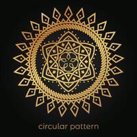 luxury mandala pattern background, circular pattern vector design