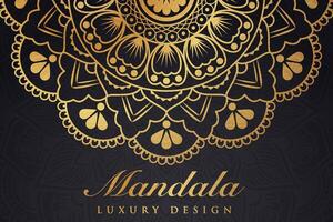 Luxurious mandala pattern background, luxury mandala invitation greeting card design, circular pattern vector design,