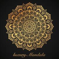 Luxurious mandala pattern background, luxury mandala invitation greeting card design, circular pattern vector design,