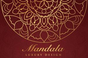 Luxurious mandala pattern background, luxury mandala invitation greeting card design, circular pattern vector design,