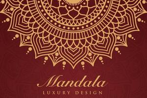 Luxurious mandala pattern background, luxury mandala invitation greeting card design, circular pattern vector design,