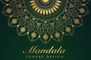 Luxurious mandala pattern background, luxury mandala invitation greeting card design, circular pattern vector design,