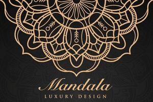 Luxurious mandala pattern background, luxury mandala invitation greeting card design, circular pattern vector design,