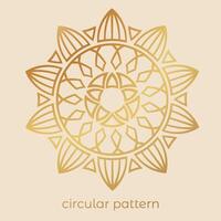 luxury mandala pattern background, circular pattern vector design