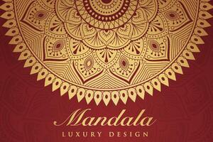 Luxurious mandala pattern background, luxury mandala invitation greeting card design, circular pattern vector design,