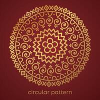 luxury mandala pattern background, circular pattern vector design