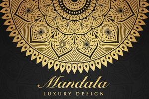 Luxurious mandala pattern background, luxury mandala invitation greeting card design, circular pattern vector design,