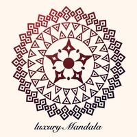 luxury mandala pattern background, circular pattern vector design