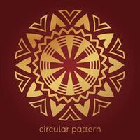 luxury mandala pattern background, circular pattern vector design