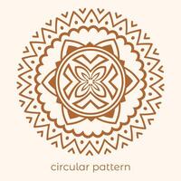 luxury mandala pattern background, circular pattern vector design